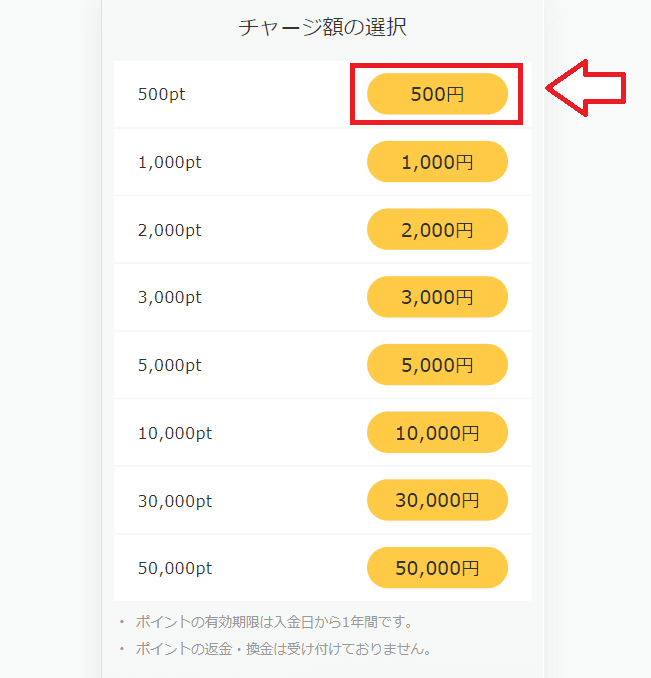 paypayや楽天pay、d払いでDMMポイントを購入する手順3