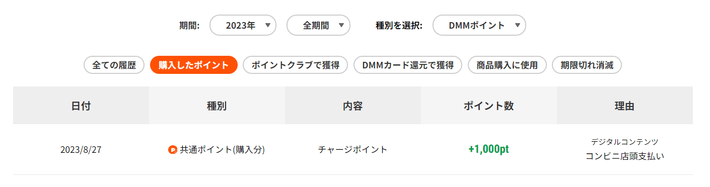 コンビニ店頭支払いでDMM（FANZA）ポイントを購入する方法8